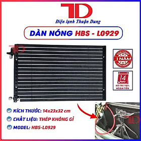 Dàn nóng HBS 14x23 inch 36x59 cm dày 32mm - Điện Lạnh Ô Tô Thuận Dung