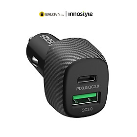Mua Sạc Nhanh Xe ôtô Innostyle Poweron Speed 2 cổng PD/QC3.0 38W IC38-2PDBLK - Hàng chính hãng