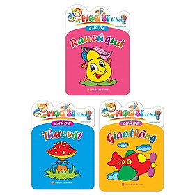 Combo Họa Sĩ Tí Hon + Họa Sĩ Tí Hon - Chủ Đề Giao Thông (Tái Bản 2019) (Bộ 3 Cuốn)