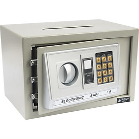 Mua Két sắt điện tử mini Treny 25EA-D 9kg có khe phía trên - 3 răng - màu kem