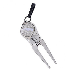 2xZinc Alloy Golf Pitch Mark  Repair Tool And  Ball Marker