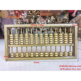 Mua Bàn Tính Phong Thủy Bằng Đồng Thau Cỡ To