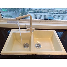 Mua Vòi rửa bát đá trắng 3 chế độ rửa CHINOX