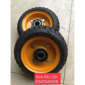 Bánh xe cao su đúc đường kính 16 cm