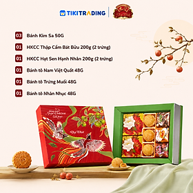 [HSD: 29.09.2026] - [Hộp 8 Bánh] Bánh Trung Thu Đại Phát - Lễ Hộp Hảo Hạng 208
