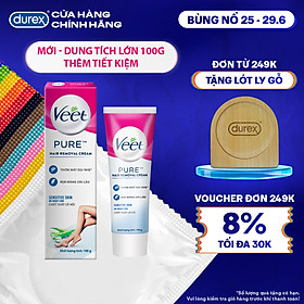 Kem Tẩy Lông Veet Pure Sensitive 100g