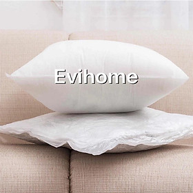 Mua Ruột Gối Vuông Tựa Lưng Trang Trí Sofa Bông Trắng Tinh Khiết Polyester Có khoá Kéo Size 45x45  50x50  60x60cm