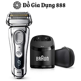 Máy Cạo Râu Nam Braun Series 9 9375cc, Máy Tông Đơ, Máy Tăng Đơ, Braun Shaver, 5 Lưỡi, Công Nghệ Cảm Biến AI , Nhập Đức