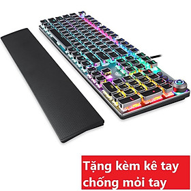 Mua Bàn Phím Cơ Gaming  FZ508 Pro Gamer Blue Switch Có 22 Chế Độ Led Siêu Đẹp Tặn Đế Kê Tay