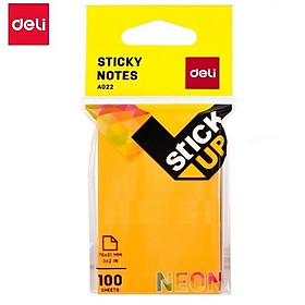 Giấy nhớ 3x2 Deli EA 02202 I Giấy notes ghi chú nhiều màu