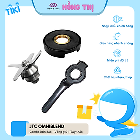 Mua COMBO Lưỡi dao + Vòng giữ lưỡi dao + Phụ Kiện Tháo Lưỡi Dao Máy xay sinh tố hiệu Omniblend - HÀNG NHẬP KHẨU