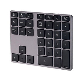 USB Bluetooth Wireless 34 Keys Number Pad Numeric Keypad Keyboard for Laptop