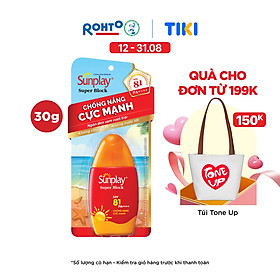 Kem chống nắng Sunplay cực mạnh dạng sữa Sunplay Super Block SPF 81, PA++++ 30g