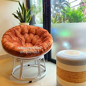 Ghế thư giãn papasan size 90 (khung sắt)