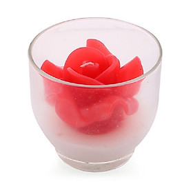 Ly nến hoa hồng Miss Candle FtraMart 7 x 6.5 cm (Lựa chọn: Đỏ, vàng, tím, hồng)