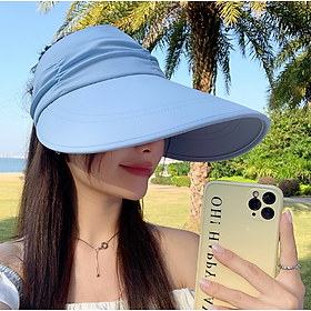 Mũ chống nắng rộng vành nữ cao cấp phong cách Hàn, nón nữ rộng vành thời trang mới