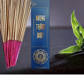 Mua 01 Hộp Nhang Trầm  Hương Trầm Mật - Om Incense – Nhang Trầm tẩy uế - Chiều dài 30cm - tăm nhang màu thực phẩm củ dền