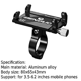 Có Thể Điều Chỉnh Chống Trơn Trượt Giá Đỡ Điện Thoại Đa Năng Xe Đạp Xe Máy Tay Cầm Kẹp Đứng GPS Gắn Chân Đế Cho Xiaomi M365 Color: red