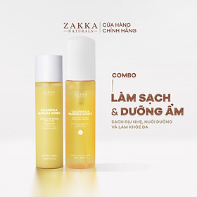 Bộ Đôi Zakka Naturals Sữa Dưỡng Cúc 150ml và SRM Cúc 185g Làm Sạch Và Cấp Ẩm Dịu Nhẹ Cho Da Nhạy Cảm