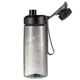 Bình nhựa đựng nước du lịch LOCK & LOCK chạm mở 680ML