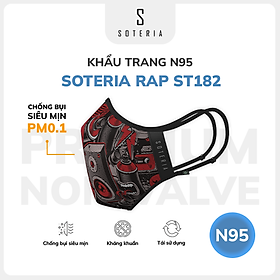 Khẩu trang thời trang Soteria Rap ST182 - N95 lọc 99% bụi mịn 0.1 micro