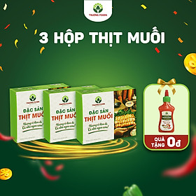 Combo 3 Hộp Thịt Muối Trường Foods 250g Hộp