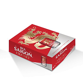 Thùng 24 Lon Bia Sài Gòn Export 330ml