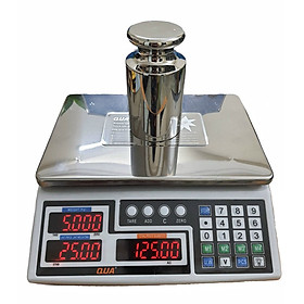 Mua CÂN ĐIỆN TỬ TÍNH GIÁ TIỀN HÀNG CAO CẤP 30kg/5g Qua810. MÀN HÌNH HIỂN THỊ 2 MẶT
