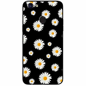 Ốp lưng in cho Oppo F5 Mẫu Hoạ Tiết Hoa Cúc
