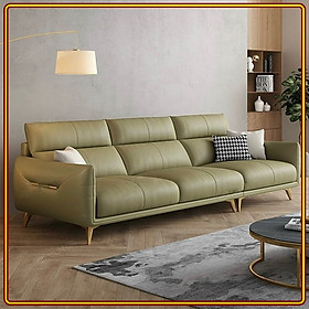 Ghế sofa băng 4 chỗ ngồi Tundo 200 x 85 cm x 85 cm màu xanh lá mạ