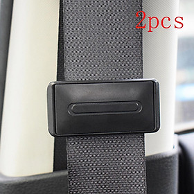 2x Car Seat Safety Clip Buckle Durable Comfortable Seat Belt Buckle Adjuster