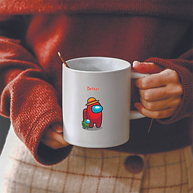 Ly cốc sứ in hình Among Us nhà thám hiểm