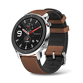 Amazfit GTR Aluminium Alloy Smartwatch with GPS+Glonass, All-Day Heart Rate Monitor, Daily Activity Tracker Rate and Activity Tracking, 24-Day Battery Life, 12- Sport Modes, Answer the Call,47mm