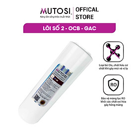 Mua Lõi số 2 – OCB-GAC Máy lọc nước RO Mutosi( Lõi thường)- Hàng chính hãng