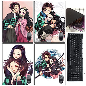 Bàn di chuột Kimetsu No Yaiba cao su dẻo 30 x 40cm