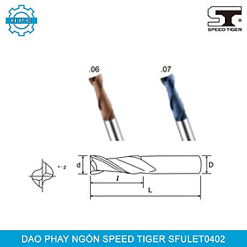 Dao phay vuông Speed Tiger SFULET0402
