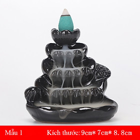 Thác Khói Trầm Hương Khói Ngược ,Tháp xông đốt trầm khói ngược
