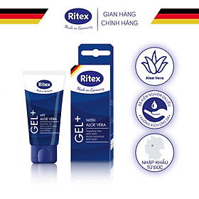 Gel bôi trơn dưỡng da lô hội RITEX Gel+ - Tuýp 50ml