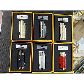 Mua Vỏ Hột Quẹt Bật Lửa  Khò 3 Tia Kèm Đục COB-360 Thiết Kế Nhỏ Gọn Tiện Lợi Lửa Khò Mạnh Mẽ - Dùng Gas Cao Cấp (KHÔNG XĂNG KHÔNG GAS)