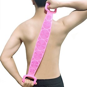 Dây  tắm chà lưng ,cọ lưng 2 mặt gai silicone ,chà chân tiện lợi tẩy tế bào chết ,phù hợp cho nam và nữ