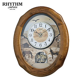 Mua Đồng hồ Rhythm Magic Motion 4MH418WU06 – 42.4 x 52.5 x 12.5cm. Dùng PIN.