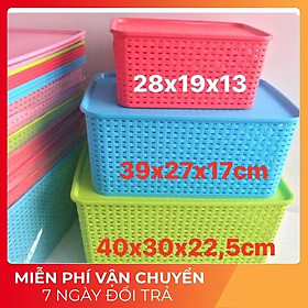 Rổ chữ nhật đựng có lắp hàng công ty việt nhật<3