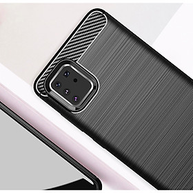 Ốp lưng chống sốc Vân Sợi Carbon cho Samsung Galaxy S10 Lite