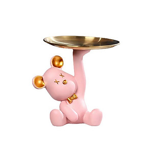 Mua Tượng Gấu Bê Khay Decor DRU-Hàng Chính Hãng