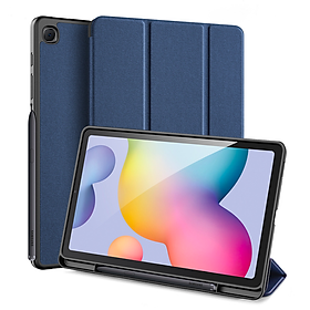 Bao da dành cho Samsung Galaxy Tab S6 Lite P610/P615 DUX DUCIS Smartcover - Hàng nhập khẩu  - XANH ĐEN