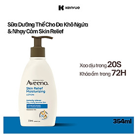 Sữa dưỡng thể làm dịu da Khô Ngứa và Nhạy cảm Aveeno Skin Relief 354ml