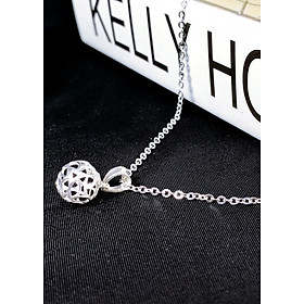 Dây chuyền bạc nữ  - Vòng cổ nữ kim tiền tài lộc - Trang sức bạc Panmila