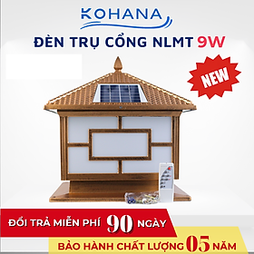 Mua ĐÈN TRỤ CỔNG NĂNG LƯỢNG MẶT TRỜI 9W