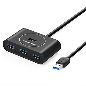 Mua Bộ chia 4 cổng USB 3.0 dài 80cm UGREEN CR113 20291 - Hàng chính hãng