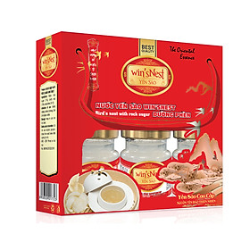 Hình ảnh Nước Yến Sào win'sNest Đường Phèn (6 lọ x 70 ml/ Lốc)